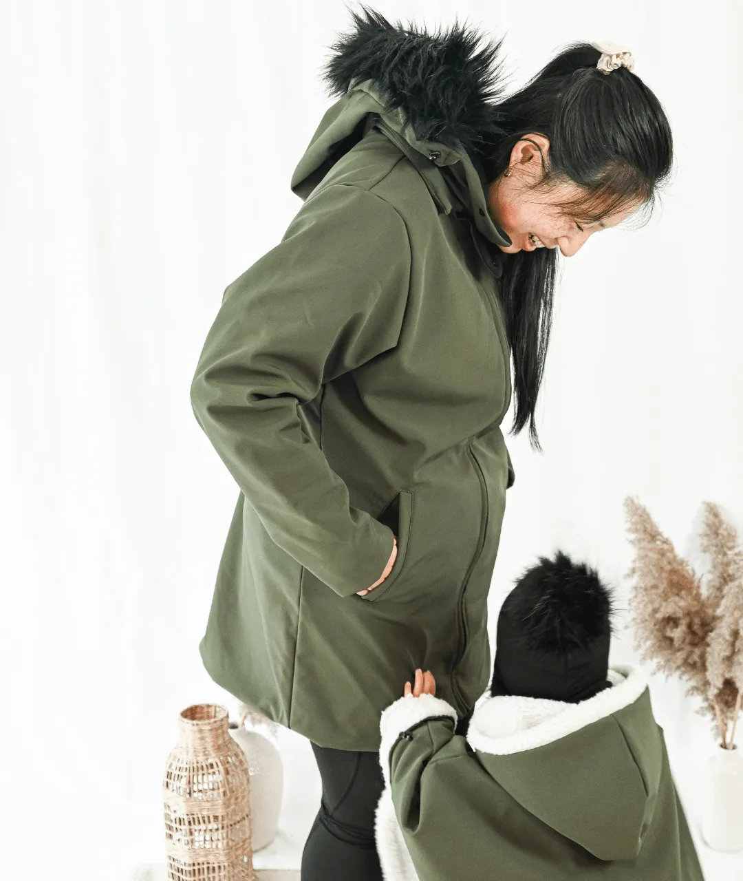 3 in 1 winter coat with extension