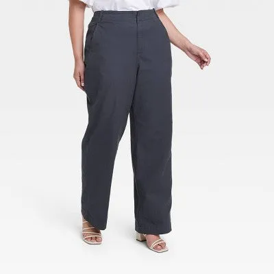 A New Day Women's Straight Chino Pants Stretch