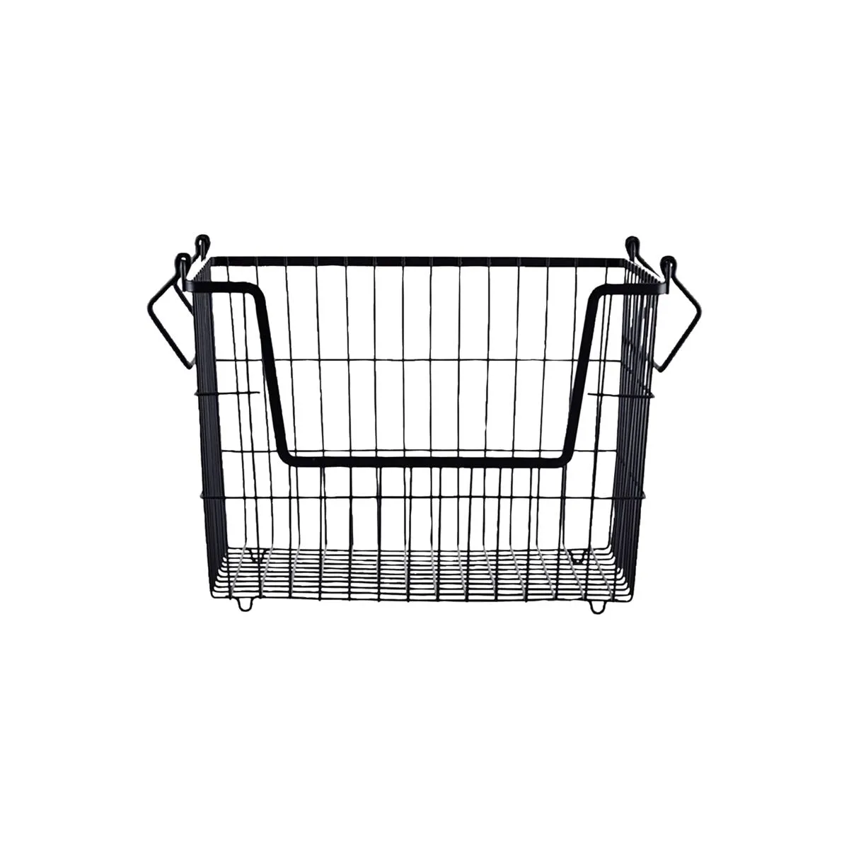 Basket, Taw, Matte black small