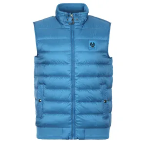 **Belstaff Horizon Blue Tonal Circuit Gilet - Stylish Lightweight Vest for Men**