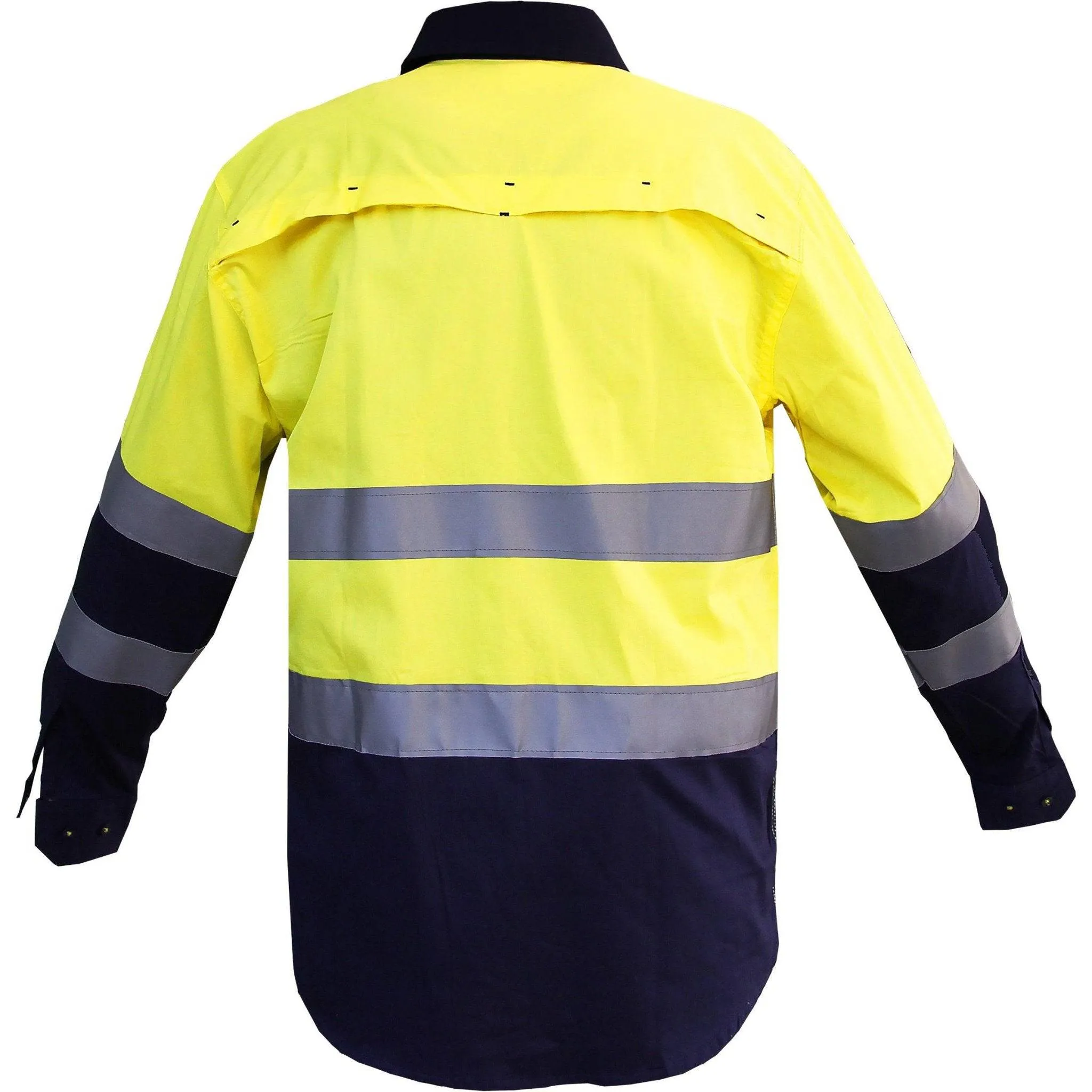 Big Bee Men's Hi Vis Shirts Reflective Tape, Light Weight Cotton