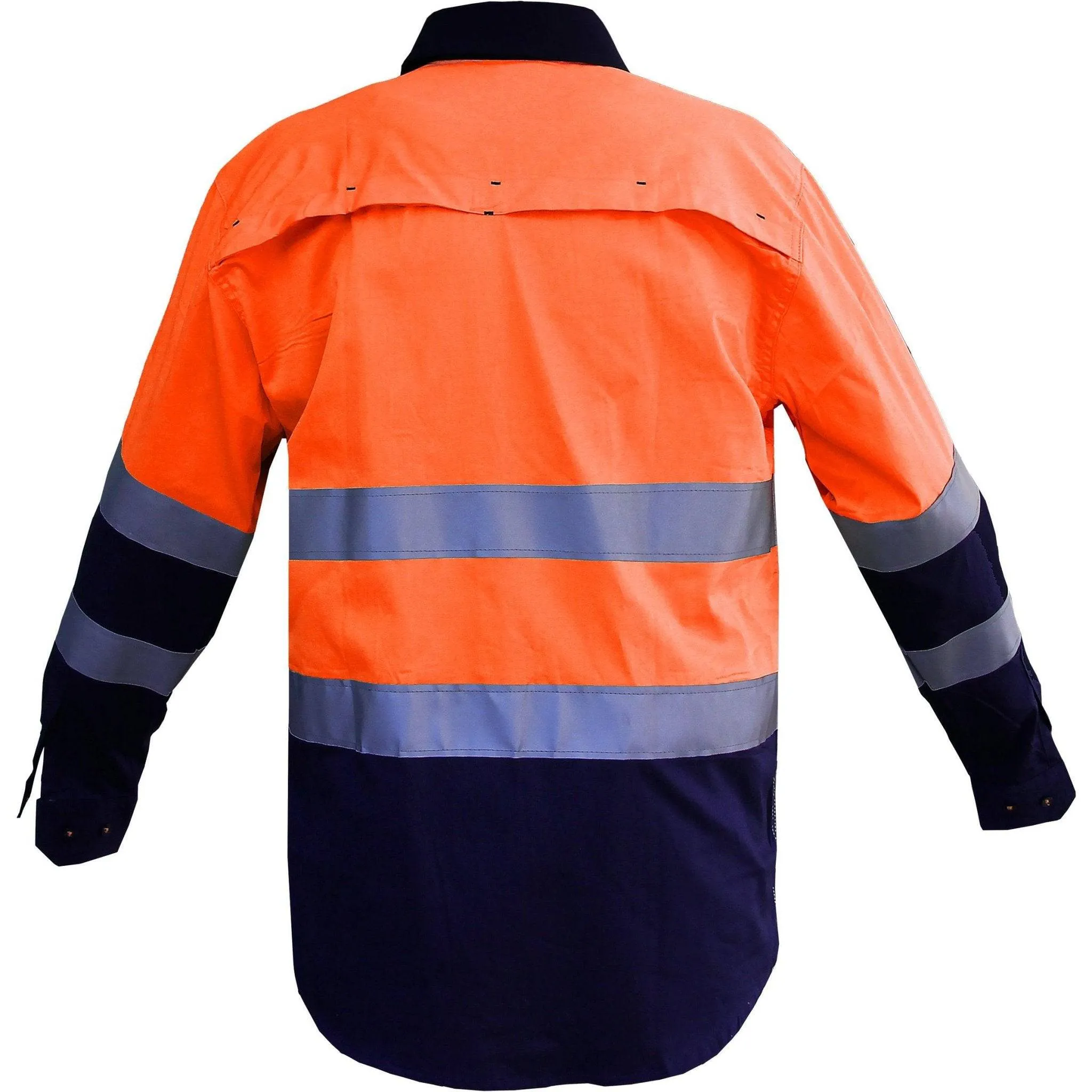 Big Bee Men's Hi Vis Shirts Reflective Tape, Light Weight Cotton