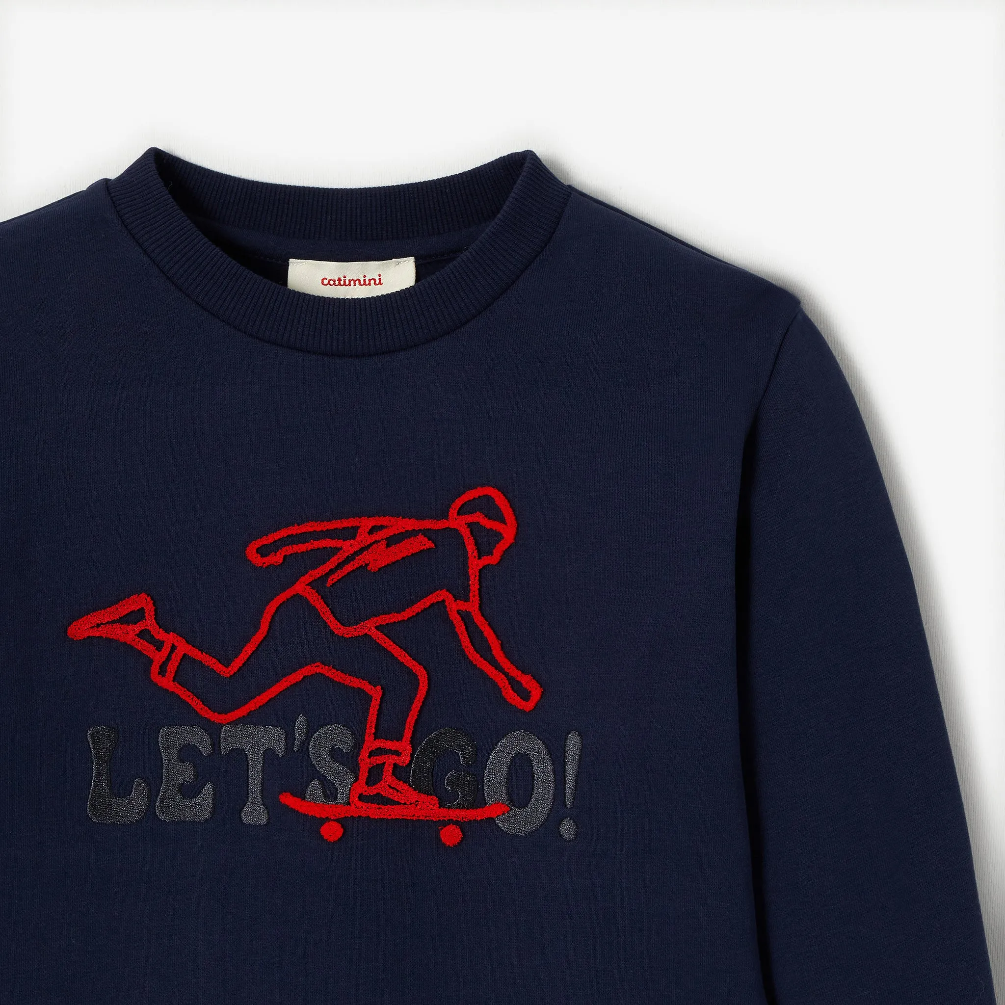 Boys' navy blue sweatshirt