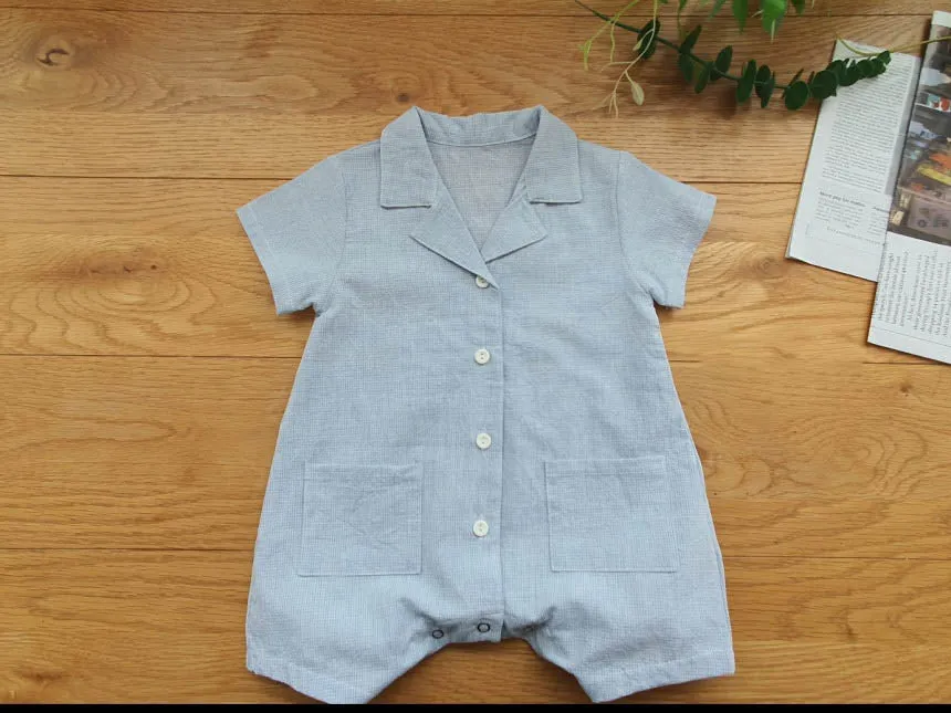 Collar Baby Jumpsuit_2Colours