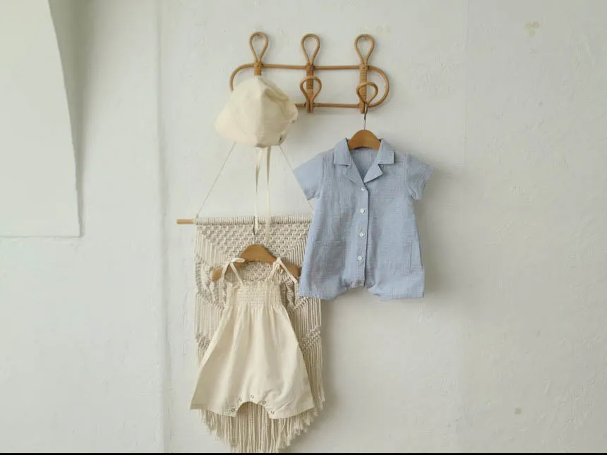 Collar Baby Jumpsuit_2Colours