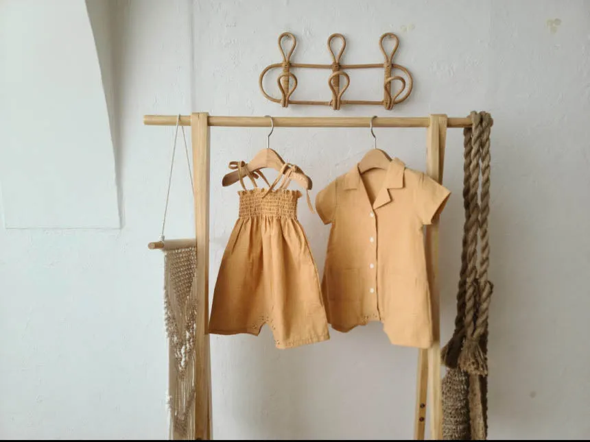 Collar Baby Jumpsuit_2Colours