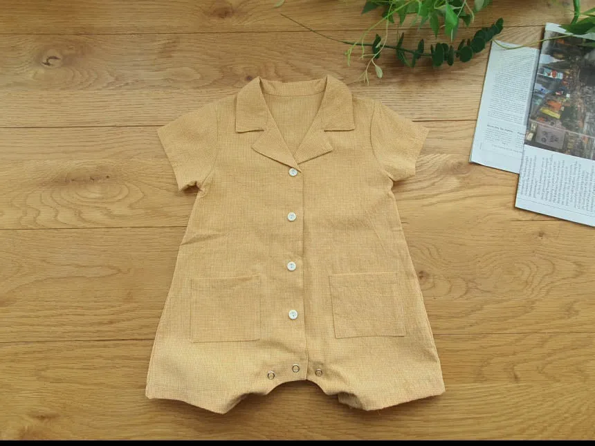 Collar Baby Jumpsuit_2Colours