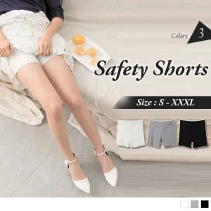 COTTON RIBBED SAFETY SHORTS