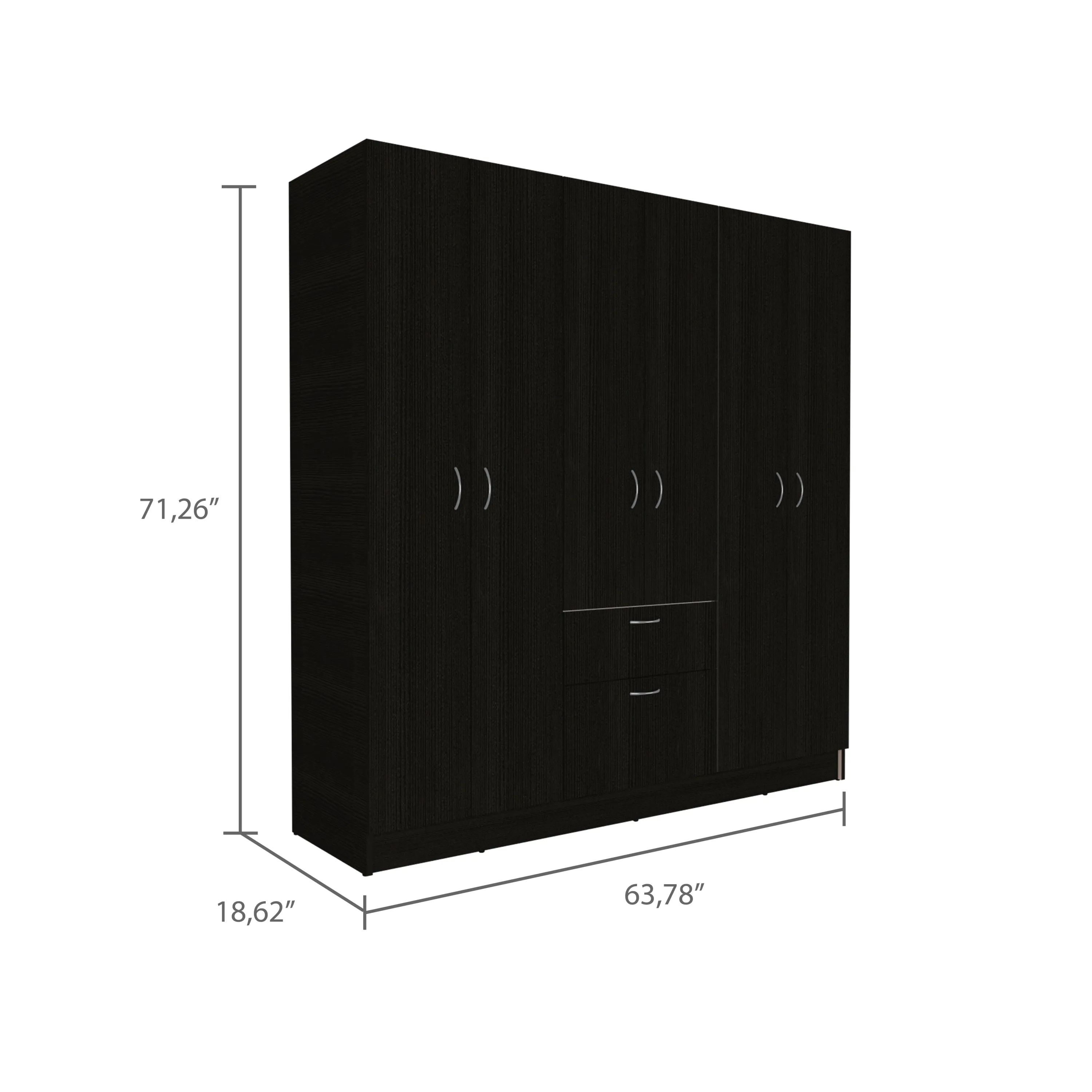 Elegant Ebony Wardrobe