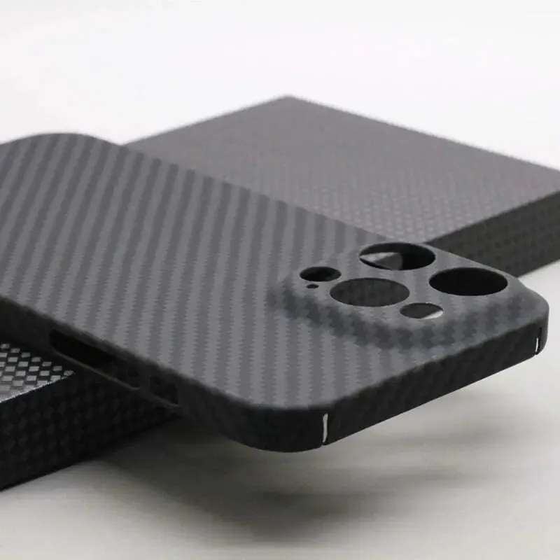 Essentials Carbon Fiber Case For iPhone 15 Pro Max