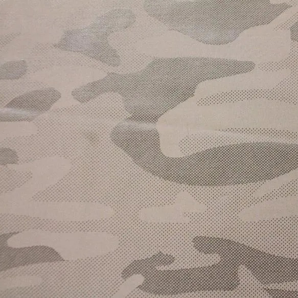 GI Jane Foil Printed Superflex Heavy Compression Spandex Fabric | Blue Moon Fabrics