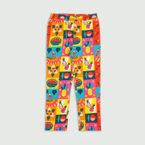 Girl Leggings - Mixed Fruit