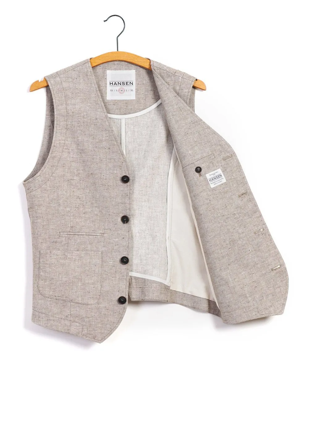 HALFDAN | Classic Waistcoat | Beach