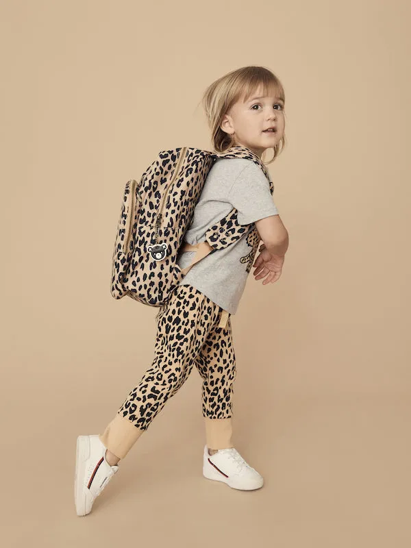 Huxbaby Leopard Drop Crotch Pant Fleece