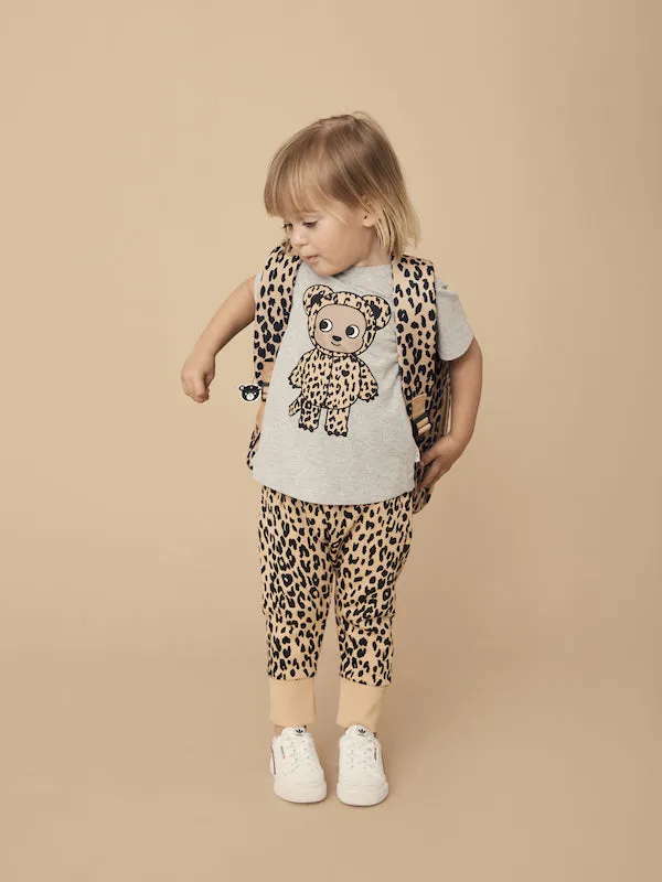 Huxbaby Leopard Drop Crotch Pant Fleece