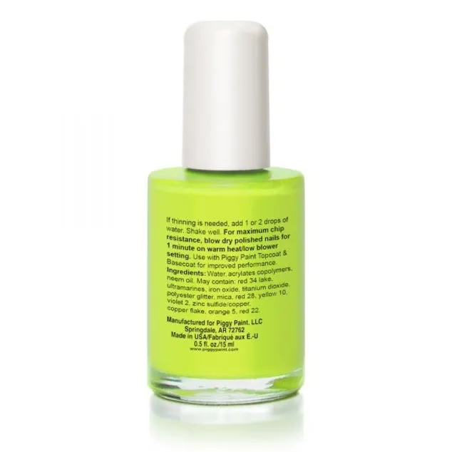 lime time natural piggy paint nail polish