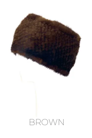 Linda Richards Mink Headband HB-03 | Brown