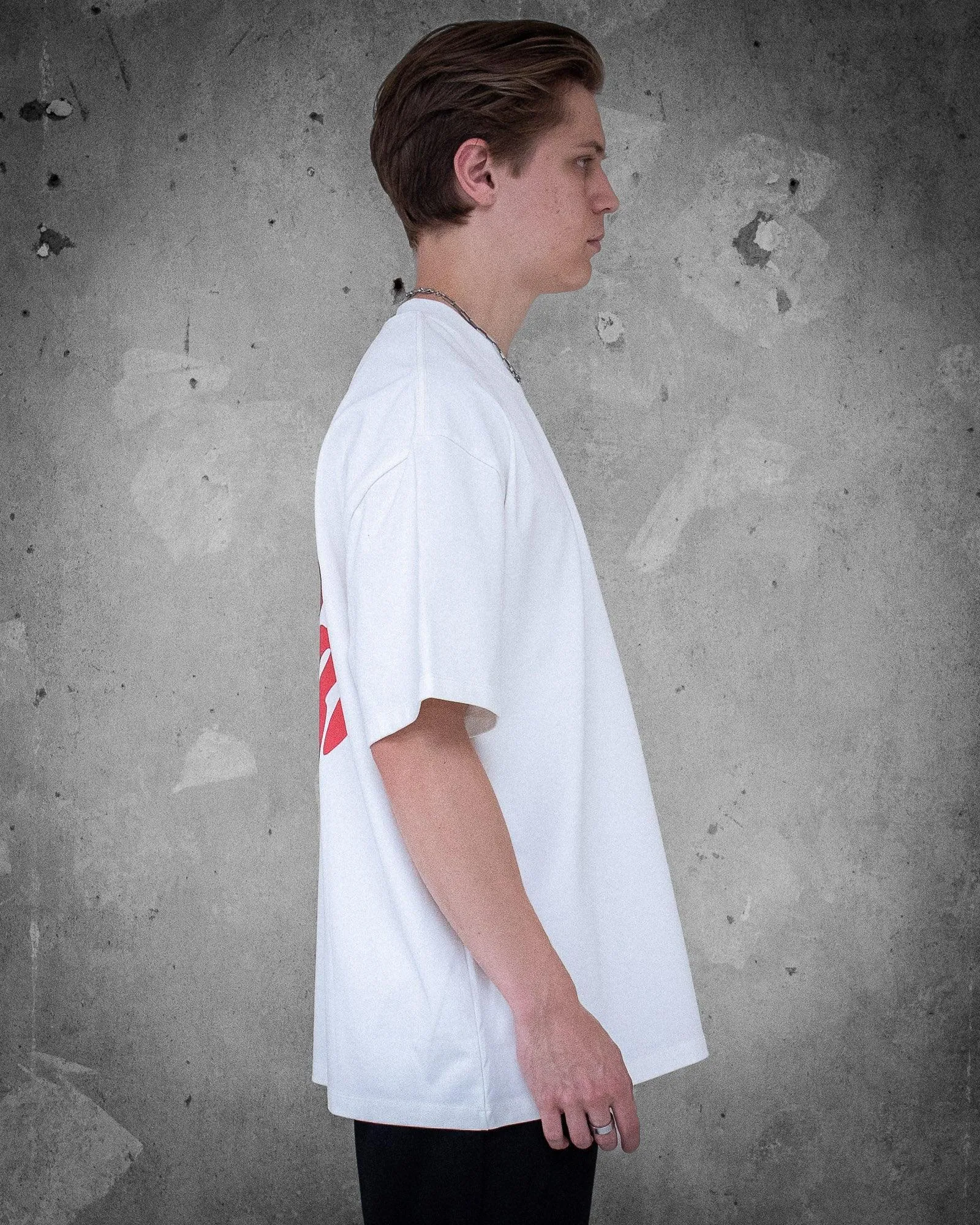 Love Yours | White Boxy fit Men's T-shirt