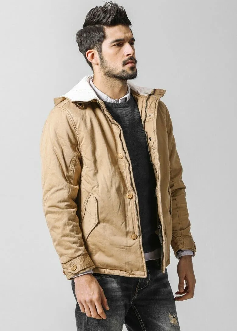 Match Men's Jacket Outwear Hooded Parka Coats #G1110