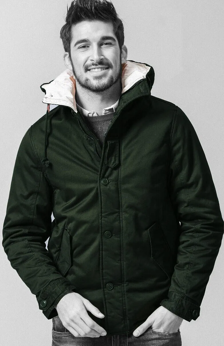 Match Men's Jacket Outwear Hooded Parka Coats #G1110