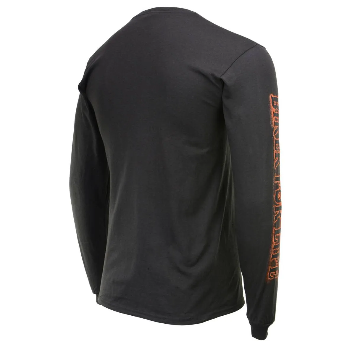 Milwaukee Leather MPMH117006 Men’s ‘Coolin’ Long Sleeve Black T-Shirt