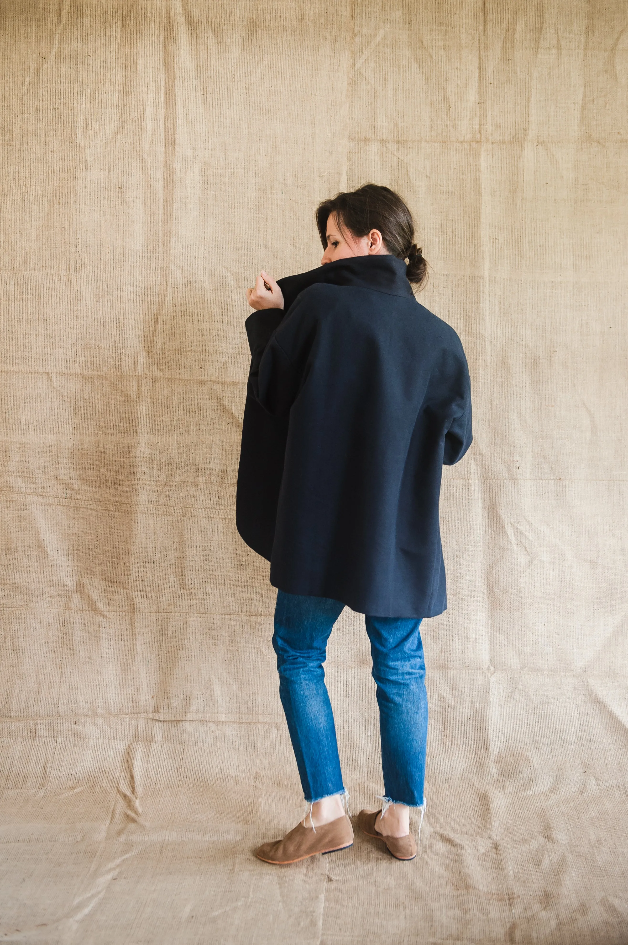 Moyo Navy Coat