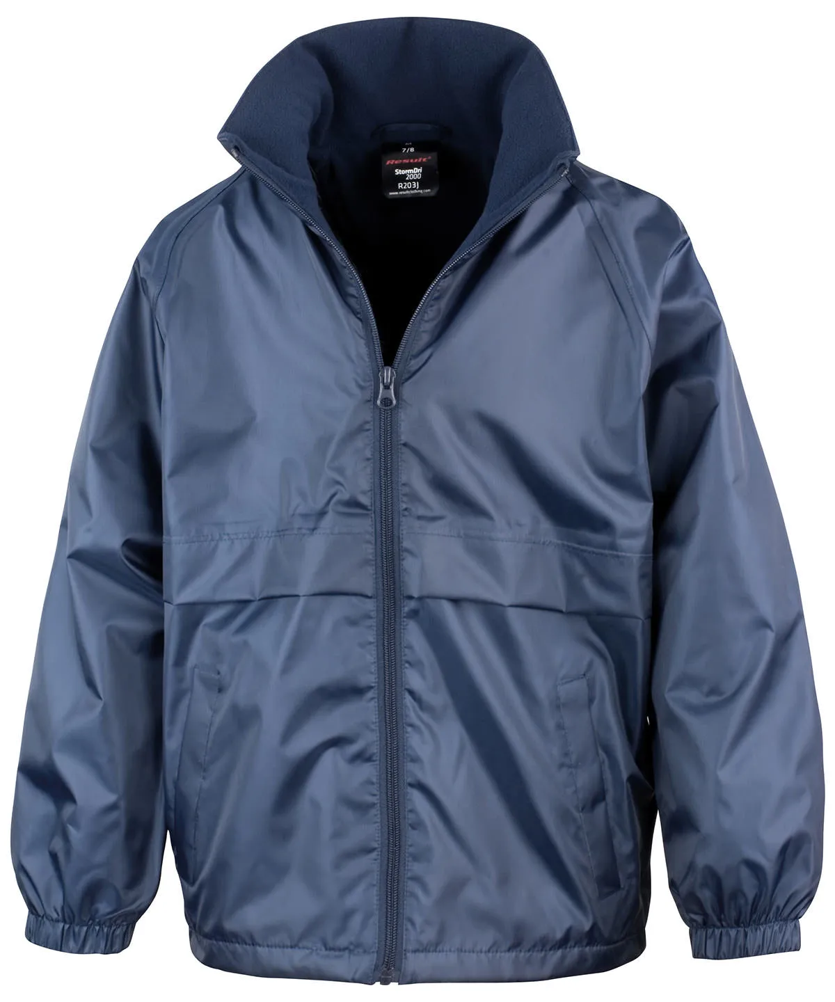 Navy - Core junior microfleece lined jacket