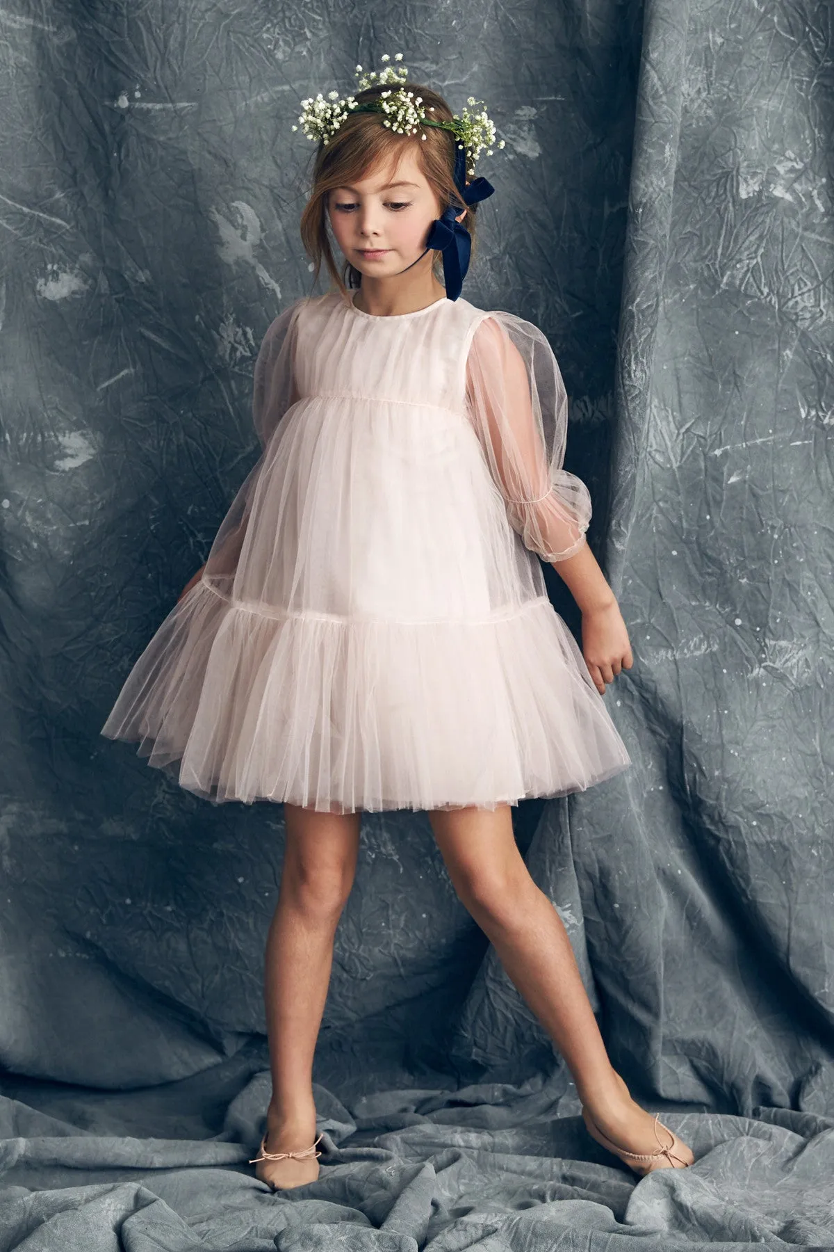 Nellystella Alice Girls Dress - Orchid Ice