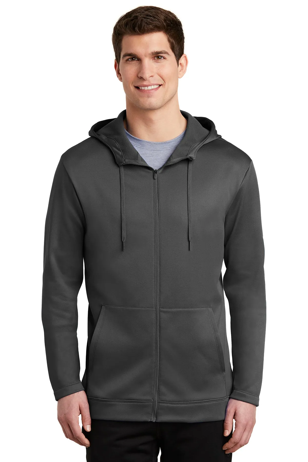 Nike ThermaFIT Customized Zip Hoodies, Anthracite