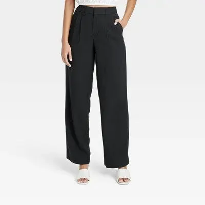 Open Box - Women's High-Rise Straight Trousers - A New Day