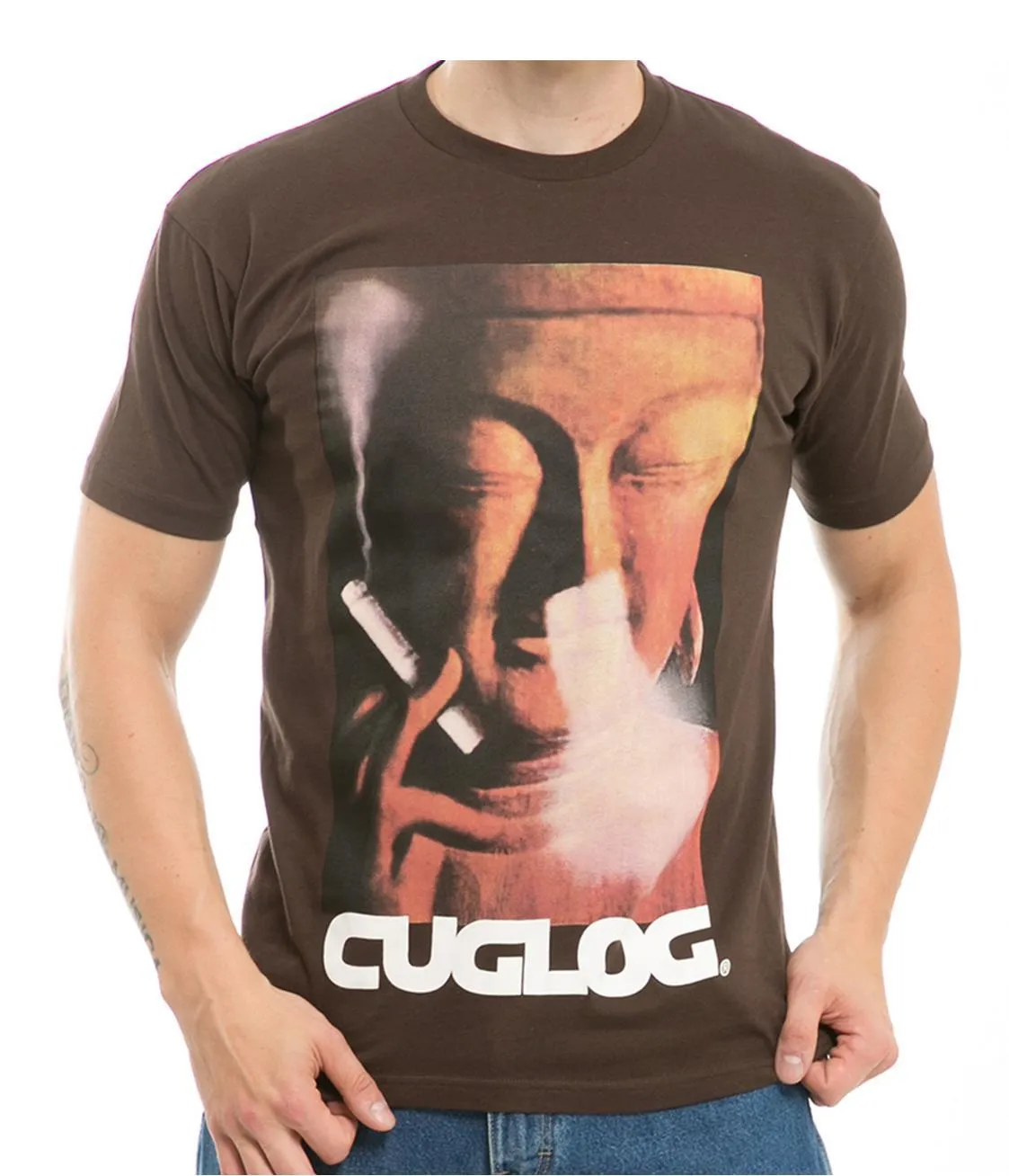 Original Cuglog Maitreya Buddha Tee Slim Fit Cotton T-Shirt Tee Shirt