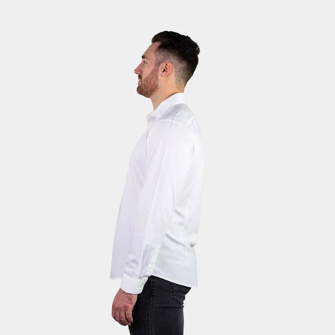 Performance Bamboo Dress Shirt - White