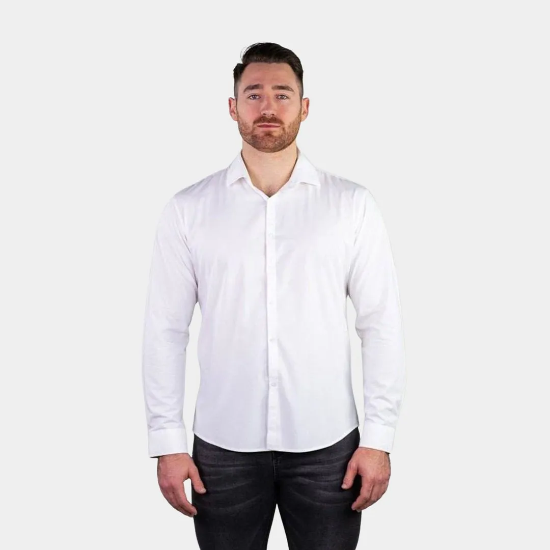 Performance Bamboo Dress Shirt - White