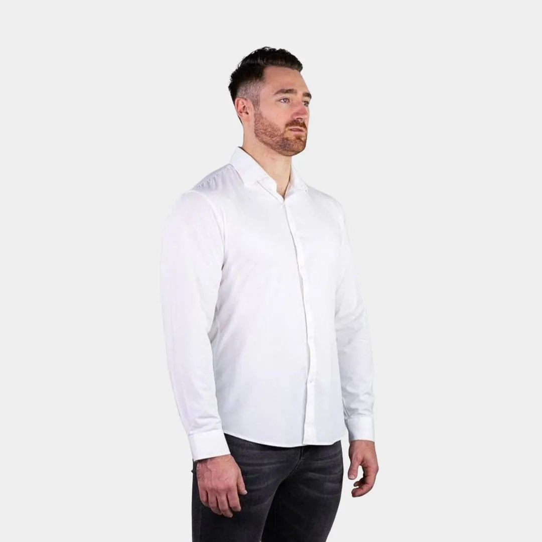 Performance Bamboo Dress Shirt - White