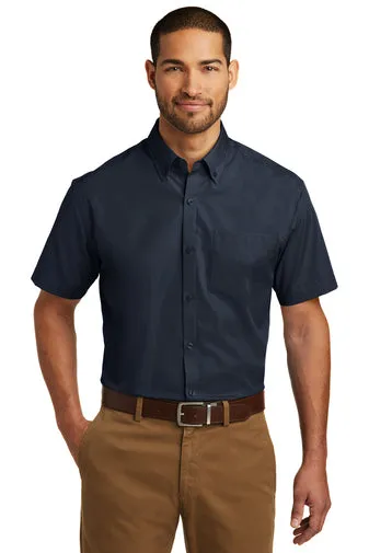 Port Authority® W101 Short Sleeve Carefree Poplin Shirt