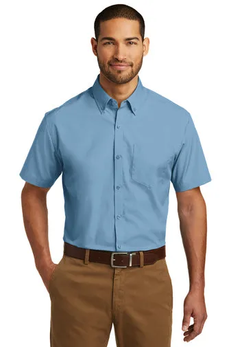 Port Authority® W101 Short Sleeve Carefree Poplin Shirt