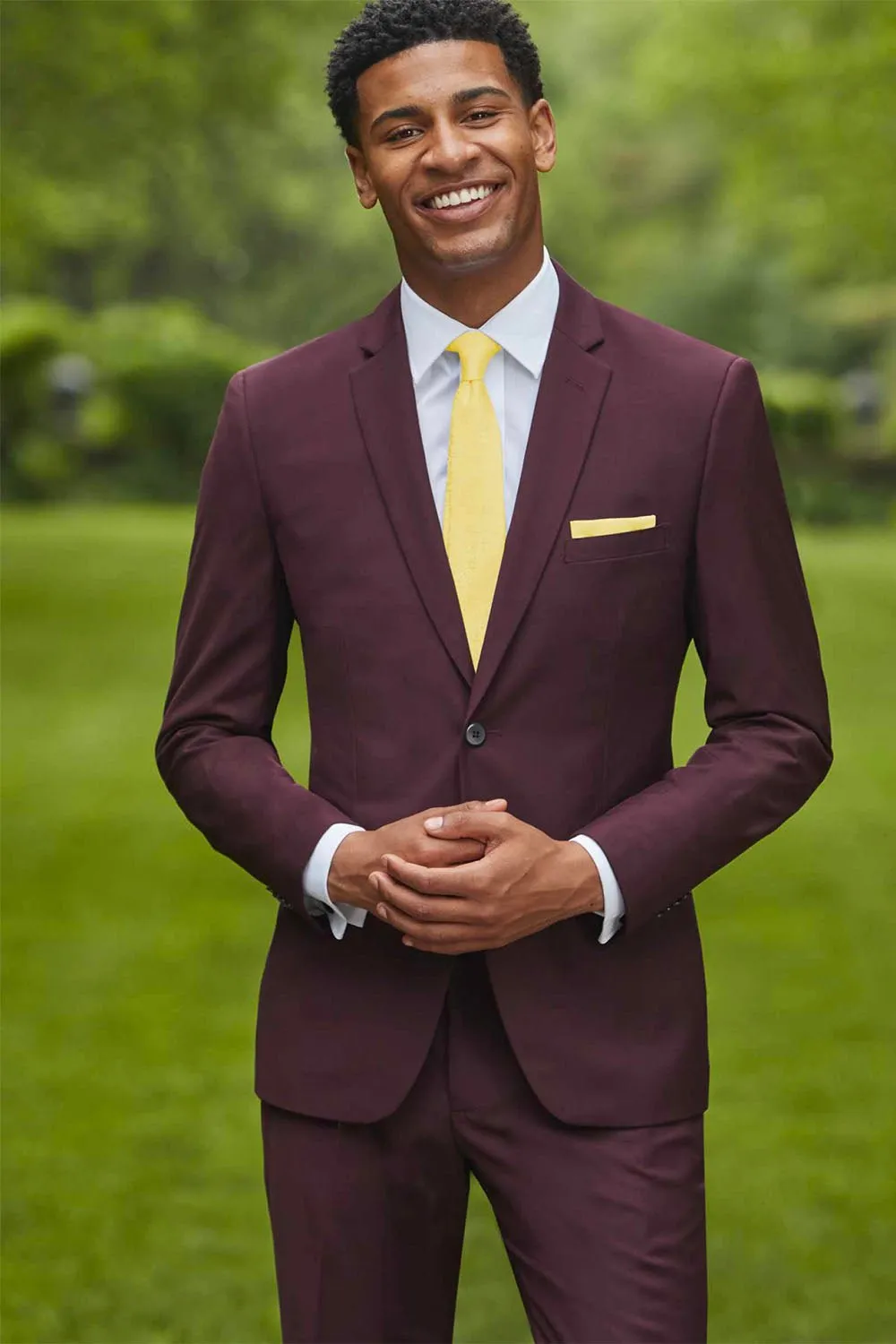 "Athens" Burgundy Suit Jacket (Separates)