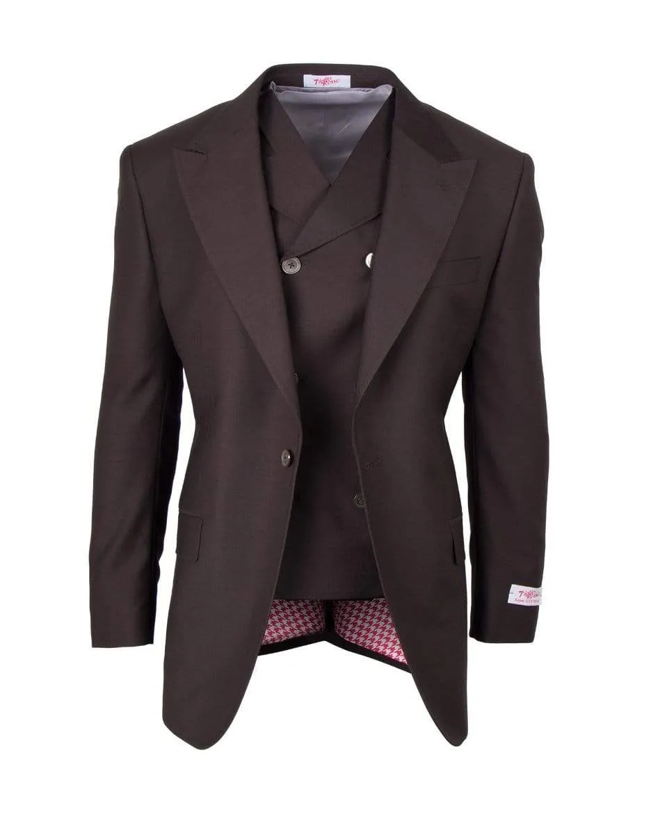 SAN GIOVESSE SUIT & VEST /BROWN