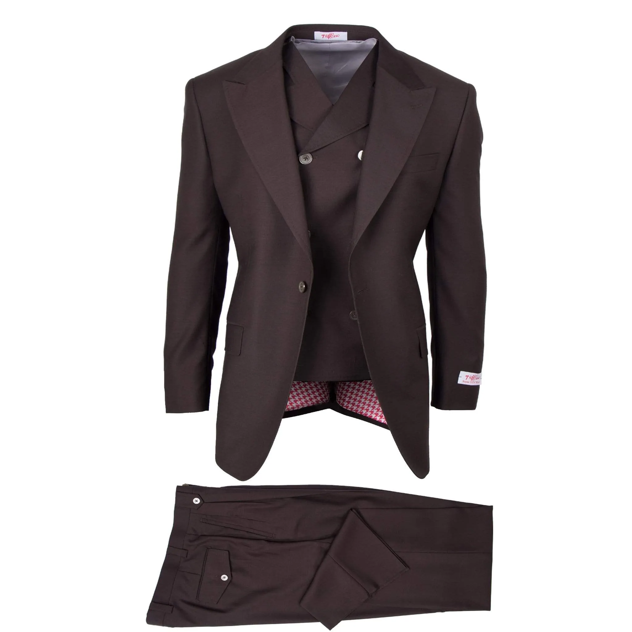 SAN GIOVESSE SUIT & VEST /BROWN