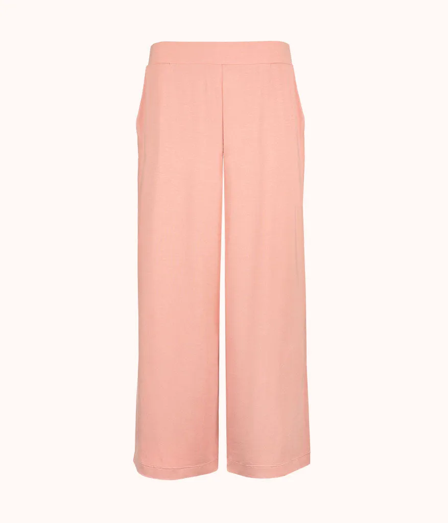 The All-Day Wide Leg Pant: Shell Pink