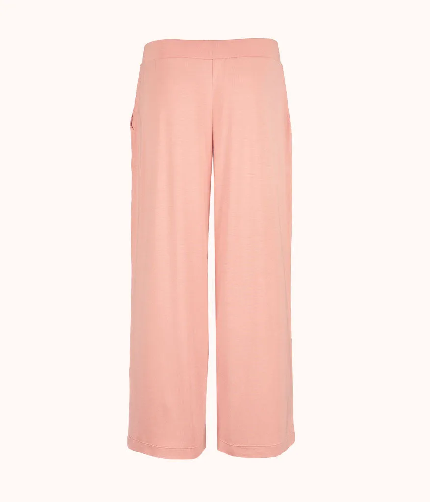 The All-Day Wide Leg Pant: Shell Pink