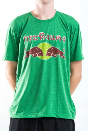 Vintage Style Red Bull T-Shirt in Green