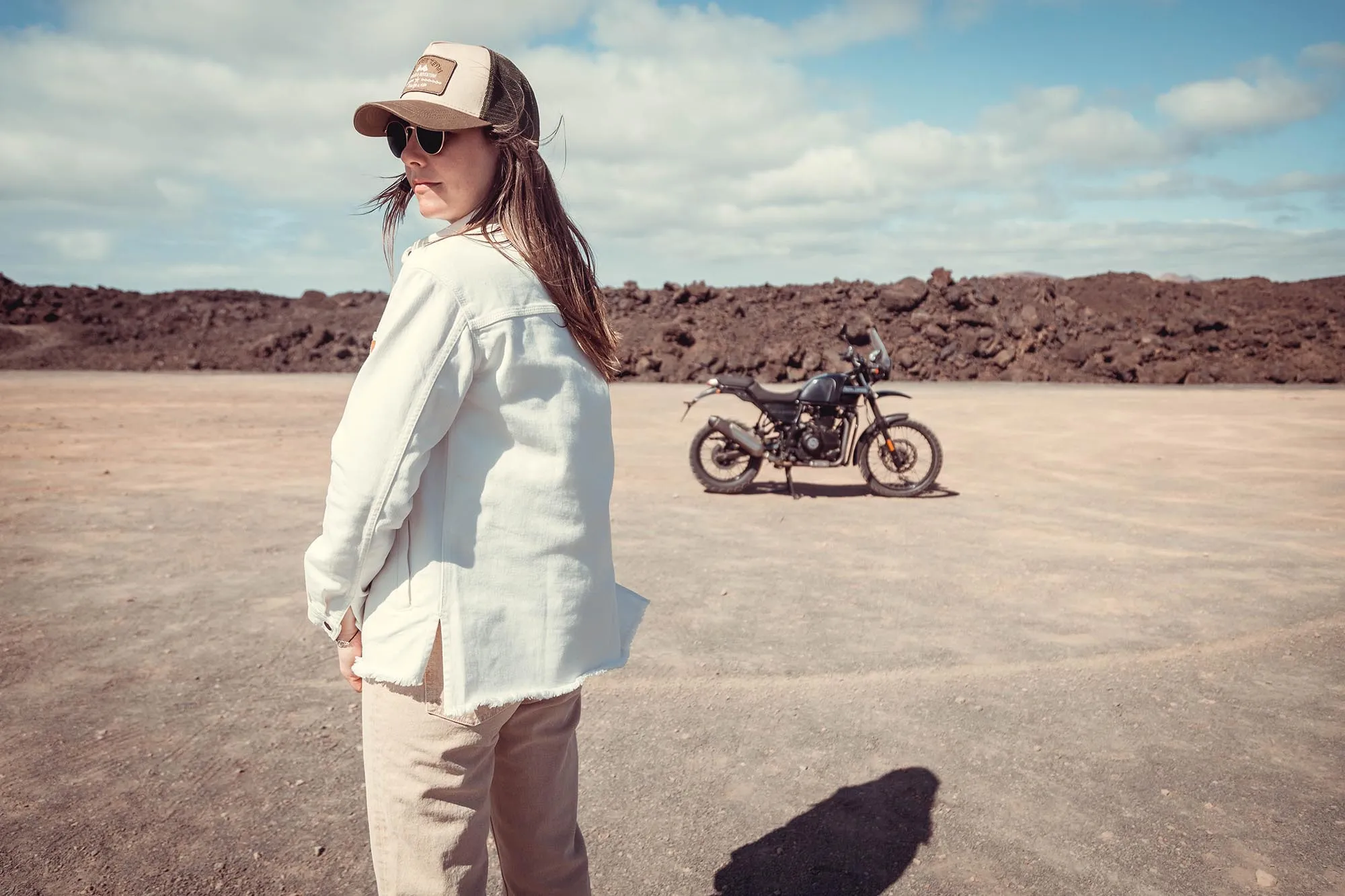 Wildust Sisters Armalith Moto Riding Shirt - White