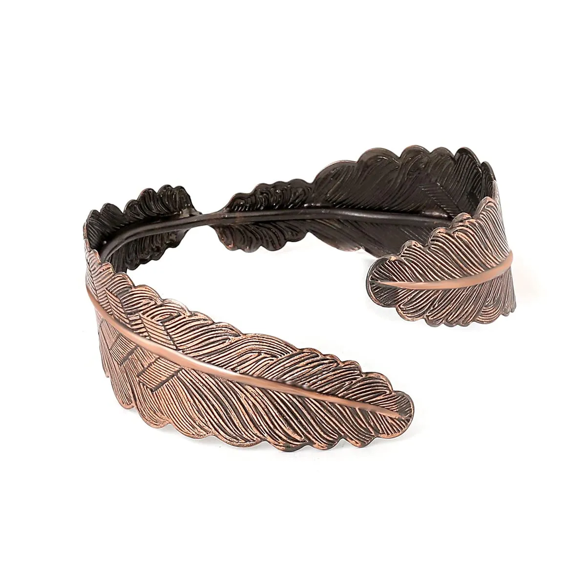 Yellow Chimes Bangles for Women and Girls Traditional Silver Oxidised Bangles for Girls | Copper Toned Leaf Designed Bangles | Birthday Gift For girls and women Anniversary Gift for Wife