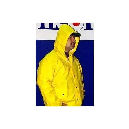 Yellow Hooded Safety Jacket